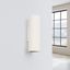 CARBON VERTICAL WALL LAMP WITH BEIGE MINIMALISTIC LAMPSHADE FOR DINING ROOM 2XGU10 thumbnail 3