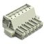 1-conductor female connector Push-in CAGE CLAMP® 10 mm² light gray thumbnail 1