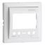 COVER PLATE F/MULTIF CHRONOTHERMOSTAT WHITE thumbnail 1
