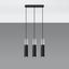 HANGING LAMP BORGIO 3L BLACK GU10 3X40W IP20 thumbnail 6