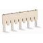 Ready-made push-in type jumper bar;insulated;3-way (1-3-5);light gray thumbnail 2