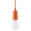Hanging lamp DIEGO 1 orange E27 1x60W IP20 thumbnail 1
