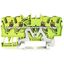 4-conductor ground terminal block with push-button 1.5 mm² green-yello thumbnail 2