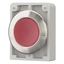 M30I-FDL-R Illuminated pushbutton actuator, RMQ-Titan, flat, momentary, red, blank, Front ring stainless steel thumbnail 3
