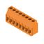 Printed circuit board terminals, 5.00 mm, Number of poles: 8, 90°, Solder pin length (l): 3.2 mm, tinned, orange, Clamping yoke connection, Clamping range, max. : 6 mm², Box thumbnail 4