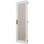 XLSD5GS1485 Section door with glass window, closed IP55, left or right-hinged, HxW = 1400 x 850mm, grey thumbnail 2