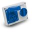 Socket 16/230V 3-pole IP67 block. built-in thumbnail 2
