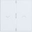 Double seesaw, with print of one arrow symbol, A.x/C.x, light white matte thumbnail 1