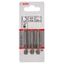 Screwdriver bit Extra Hard HEX 4, 49 mm 3 pcs. thumbnail 3