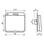 Afdekking SL500 zwart v.kabelinvoer thumbnail 5