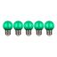 EcoPack 5pcs LED Filament G45 E27 0.6W Green PC thumbnail 3