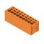Printed circuit board terminals, 5.08 mm, Number of poles: 9, 180°, Solder pin length (l): 3.5 mm, tinned, orange, PUSH IN without actuator, Clamping range, max. : 2.5 mm², Box thumbnail 2
