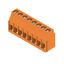 Printed circuit board terminals, 5.08 mm, Number of poles: 8, 90°, Solder pin length (l): 3.2 mm, tinned, orange, Clamping yoke connection, Clamping range, max. : 6 mm², Box thumbnail 2