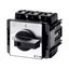 P5-315/E On-Off switch, P5, 315 A, flush mounting, 3 pole, with black thumb grip and front plate thumbnail 2
