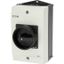 P1-32/I2/SVB-SW/HI11 Main switch, P1, 32 A, surface mounting, 3 pole, 1 N/O, 1 N/C, STOP function, With black rotary handle and locking ring, Lockable in the 0 (Off) posit thumbnail 8