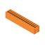 Printed circuit board terminals, 5.00 mm, Number of poles: 17, 180°, Solder pin length (l): 3.5 mm, tinned, orange, PUSH IN without actuator, Clamping range, max. : 2.5 mm², Box thumbnail 4