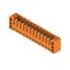 PCB plug-in connector, male header, Flange, THT solder connection, 3.50 mm, Number of poles: 12, 180°, Solder pin length (l): 3.2 mm, tinned, orange, Box thumbnail 2