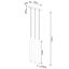 PASTELO 3L WOOD HANGING LAMP G9 3X8W IP20 thumbnail 4