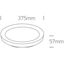 WHITE PLAFO LED 30W CCTV IP20 230V DIMMABLE thumbnail 2