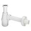 Bottle trap without outlet 11/4"x40, white thumbnail 1