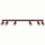 Ceiling lamp RING 6L burgundy thumbnail 7