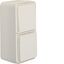 Combination socket + changeover switch with housing, W.1, p.white thumbnail 1