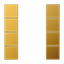 Cover kit 4 gang, complete GO2504TSA thumbnail 2