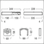 TECTON TE 500 WH IP64 - Incoming electrical feed, white thumbnail 2