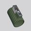 GREEN WALL LAMP WITH ELEGANT GROOVES ON THE LAMPSHADE FROM THE KARBON OLIVE GREEN SERIES thumbnail 9