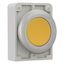 M30C-FDR-Y Pushbutton, RMQ-Titan, Flat, maintained, yellow, Blank, Metal bezel thumbnail 6
