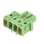 PCB plug-in connector, female header, Inverted flange, THT solder connection, 5.08 mm, Number of poles: 2, 90°, Solder pin length (l): 3.2 mm, tinned, Pale green, Box thumbnail 2