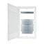 Frame, door and insert for media enclosure BK0857, 3-rows thumbnail 1
