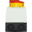 T0-3-8342/I1/SVB Main switch, T0, 20 A, surface mounting, 3 contact unit(s), 6 pole, Emergency switching off function, With red rotary handle and yellow locking ring, thumbnail 12