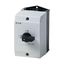 P1-32/I2/HI11 On-Off switch, P1, 32 A, surface mounting, 3 pole, 1 N/O, 1 N/C, with black thumb grip and front plate thumbnail 3