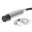 Proximity sensor, inductive, brass-nickel, M18, non-shielded, 20 mm, N E2E 8413B thumbnail 3