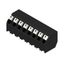 Printed circuit board terminals, 5.00 mm, Number of poles: 8, 135°, Solder pin length (l): 1.5 mm, black, PUSH IN with actuator, Clamping range, max. : 1.5 mm², Tube thumbnail 3