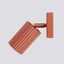 WALL Sconce LAMP WITH MOVABLE REFLECTOR, KARBON ORCHA FAMILY RED GU10 thumbnail 3