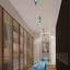 Wall lamp KARBON azure with a switch thumbnail 4
