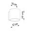 WALL LAMP ORBIS CONCRETE G9 1X40W IP20 thumbnail 4