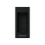 Frame for metallic and plastic profiles - Niessen logo - 1M - Matt Black thumbnail 1