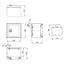 Wall-mounted enclosure 1 door IP65 H=200 W=200 D=155 mm thumbnail 5