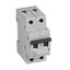 MCB RX³ 6000 - 2P - 230/400V~ - 63 A - C curve - prong-type supply busbars thumbnail 1