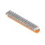 Printed circuit board terminals, 5.00 mm, Number of poles: 18, 90°, Solder pin length (l): 3.5 mm, tinned, orange, Flat-blade connection, Box thumbnail 4