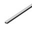 GLENOS Linear profile 1107-100, 1m, matt black thumbnail 2
