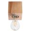 CEILING LAMP ARIZ NATURAL WOOD E27 1X60W IP20 thumbnail 1