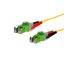 OpDAT patch cord E2000-D APC/E2000-D APC OS2, 5.0 m thumbnail 1