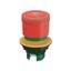M22-PVLT30 Emergency stop/emergency switching off pushbutton, RMQ-Titan, Mushroom-shaped, 30 mm, Illuminated with LED element, Turn-to-release function, Red, yel thumbnail 2