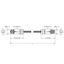 Supply Cable - M12 Power Extension Cable   RKP54PLB-2-RSP54PLB/TXG thumbnail 1
