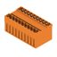 PCB plug-in connector, male header, closed side, THT solder connection, 5.08 mm, Number of poles: 20, 180°, Solder pin length (l): 3.2 mm, tinned, orange, Box thumbnail 2