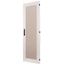 XLSD5GS1485 Section door with glass window, closed IP55, left or right-hinged, HxW = 1400 x 850mm, grey thumbnail 1